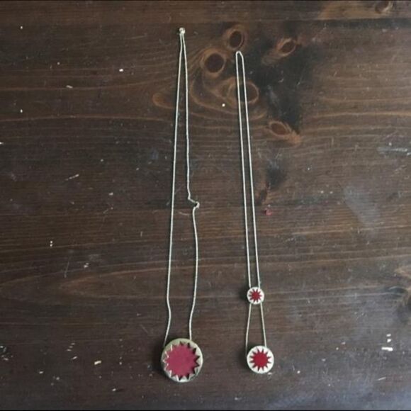 CLOSET CLOSING! LAST CHANCE Set of two House of Harlow sunburst necklaces - Picture 3 of 3
